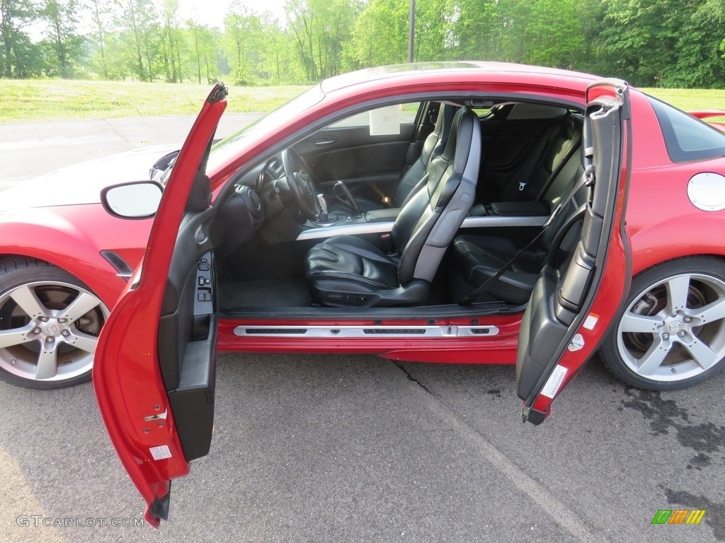 2005 RX-8 Sport - Velocity Red Mica / Black photo #28