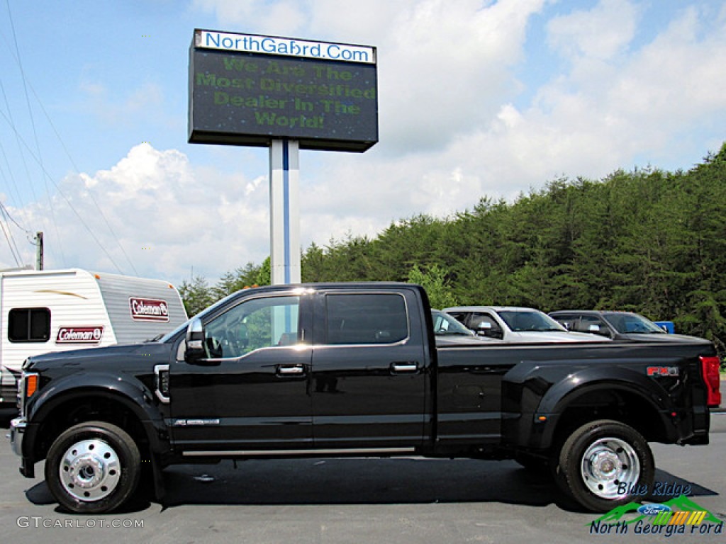 2019 F450 Super Duty King Ranch Crew Cab 4x4 - Agate Black / King Ranch Java photo #2