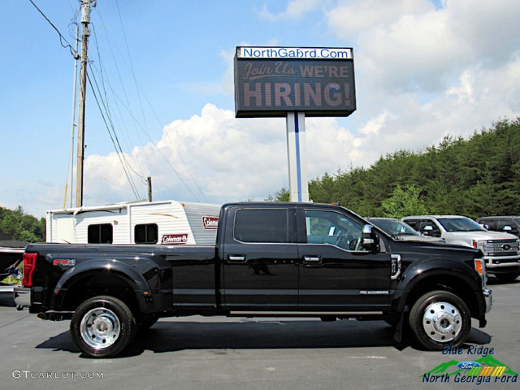 2019 F450 Super Duty King Ranch Crew Cab 4x4 - Agate Black / King Ranch Java photo #6