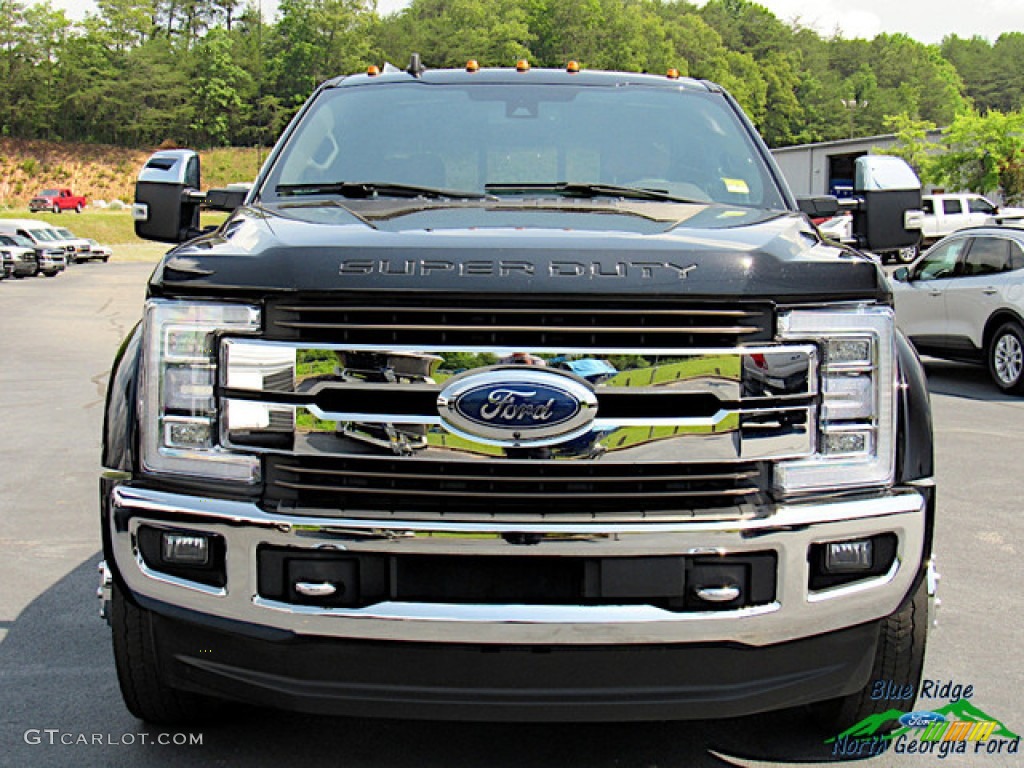 2019 F450 Super Duty King Ranch Crew Cab 4x4 - Agate Black / King Ranch Java photo #8