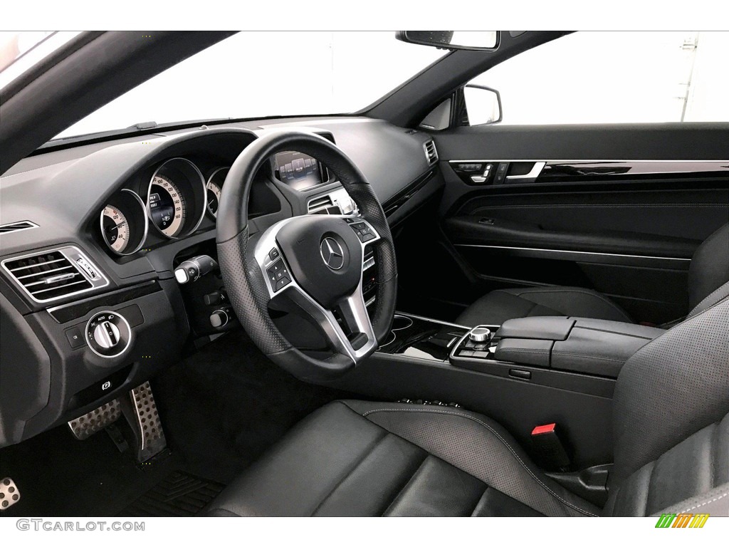 2017 E 400 Coupe - Black / Black photo #22