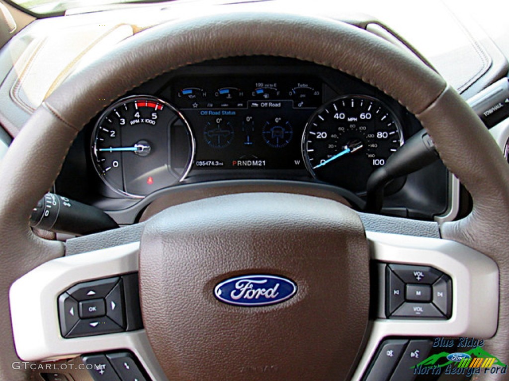 2019 F450 Super Duty King Ranch Crew Cab 4x4 - Agate Black / King Ranch Java photo #17