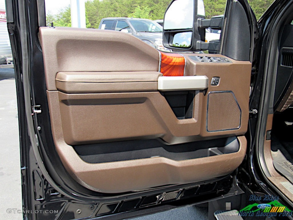 2019 F450 Super Duty King Ranch Crew Cab 4x4 - Agate Black / King Ranch Java photo #31