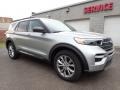 2020 Iconic Silver Metallic Ford Explorer XLT 4WD  photo #10