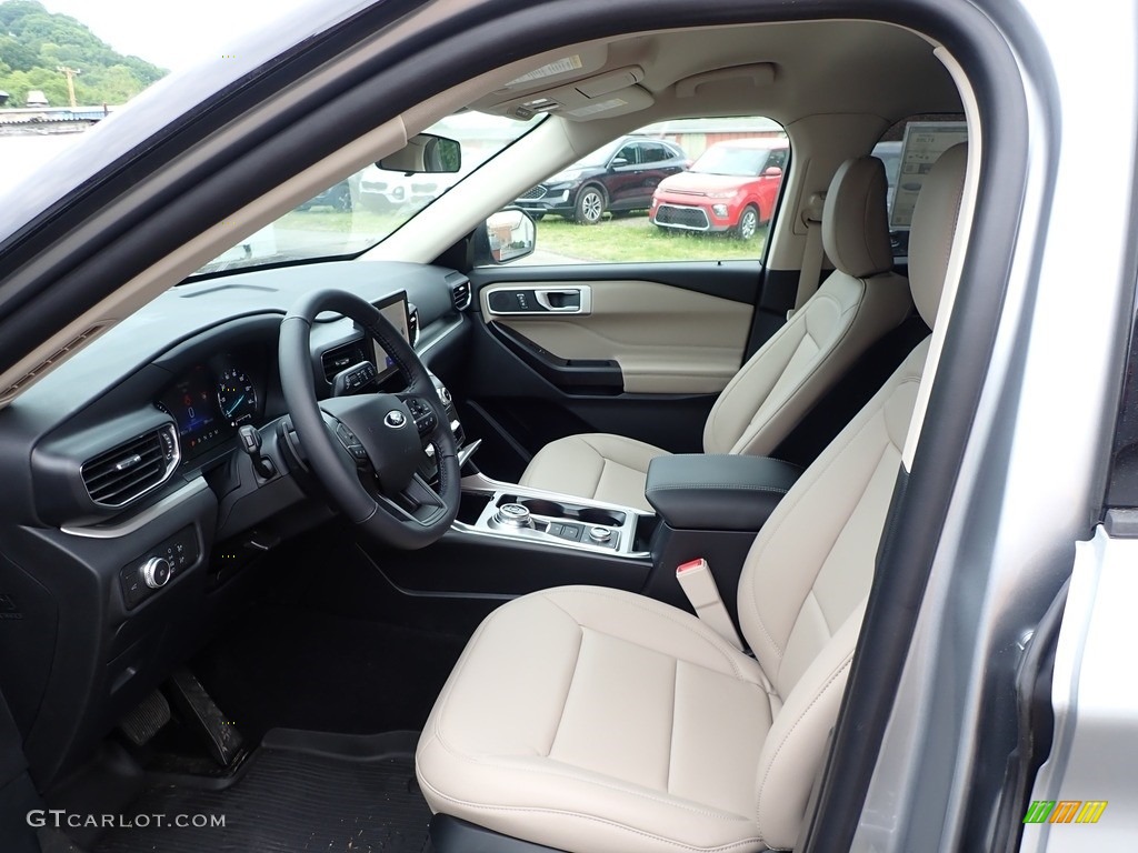 2020 Explorer XLT 4WD - Iconic Silver Metallic / Sandstone photo #14