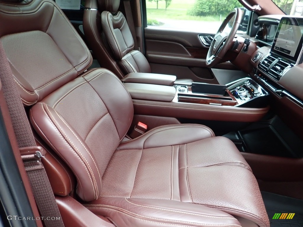 Mahogany Red Interior 2018 Lincoln Navigator Black Label 4x4 Photo #138256804