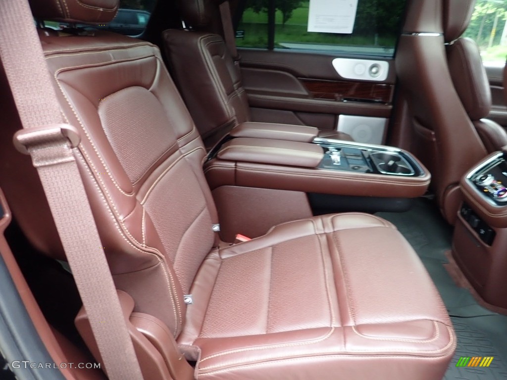 Mahogany Red Interior 2018 Lincoln Navigator Black Label 4x4 Photo #138256875