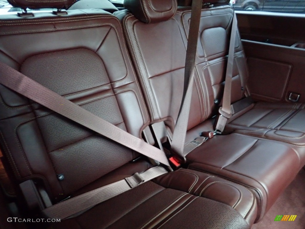 Mahogany Red Interior 2018 Lincoln Navigator Black Label 4x4 Photo #138256899