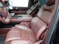 Mahogany Red 2018 Lincoln Navigator Black Label 4x4 Interior Color