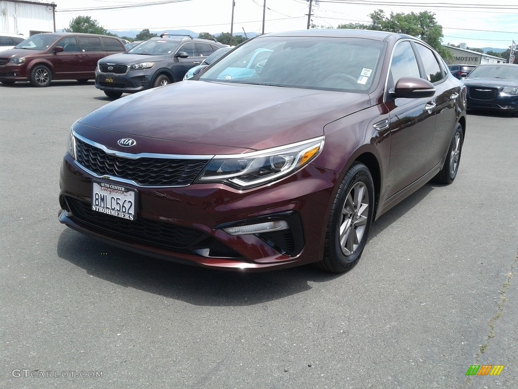 2020 Optima LX - Sangria / Black photo #2