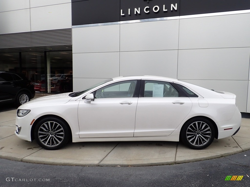 White Platinum 2017 Lincoln MKZ Select AWD Exterior Photo #138257193