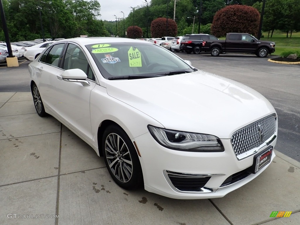 White Platinum 2017 Lincoln MKZ Select AWD Exterior Photo #138257334