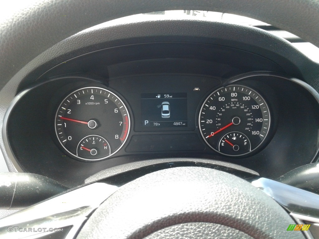 2020 Optima LX - Sangria / Black photo #14