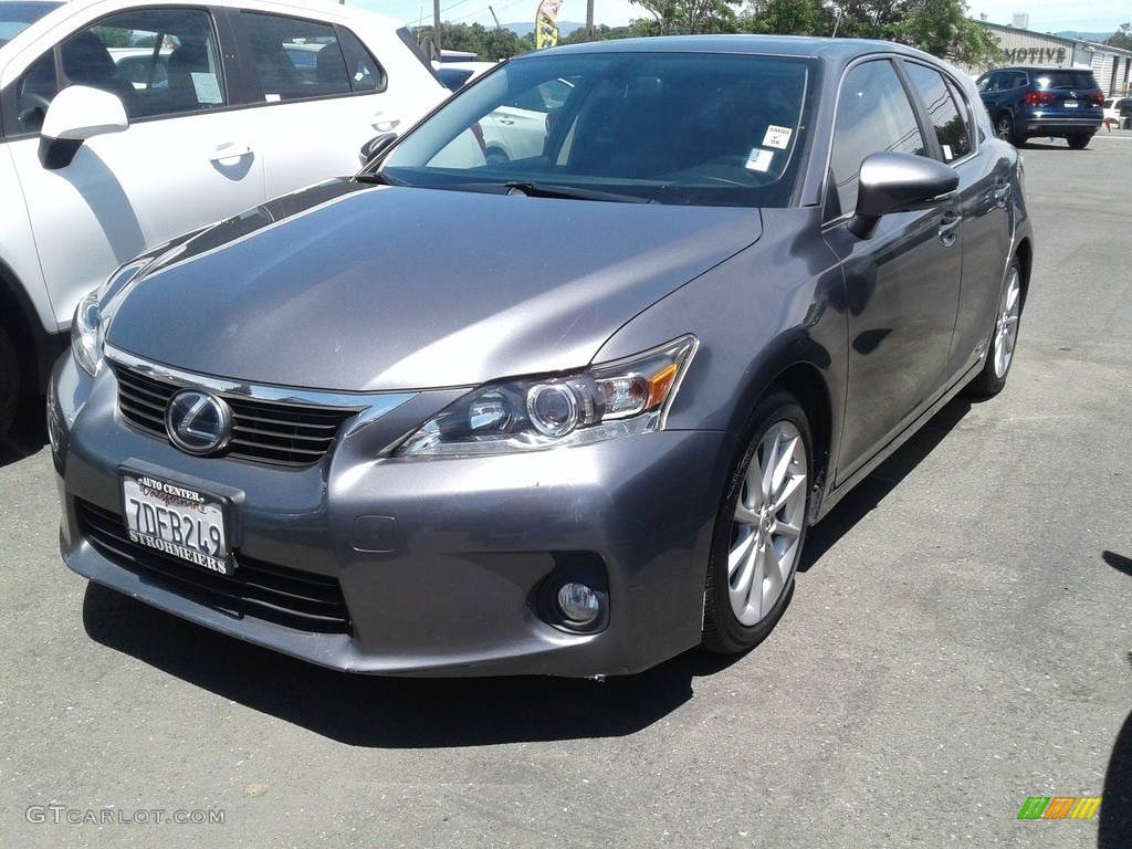 2013 CT 200h Hybrid - Nebula Gray Pearl / Black photo #2