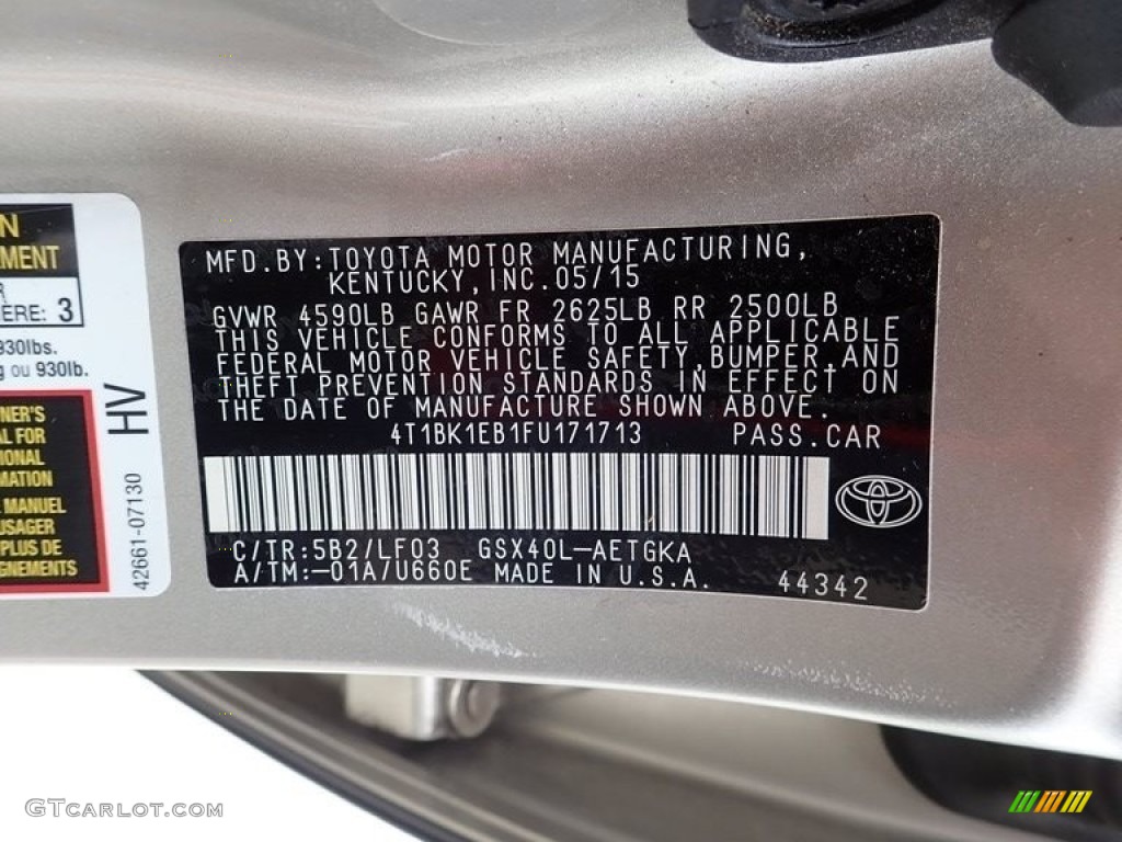 2015 Avalon XLE Premium - Creme Brulee Mica / Almond photo #23