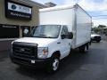 2019 Oxford White Ford E Series Cutaway E350 Commercial Moving Truck  photo #2