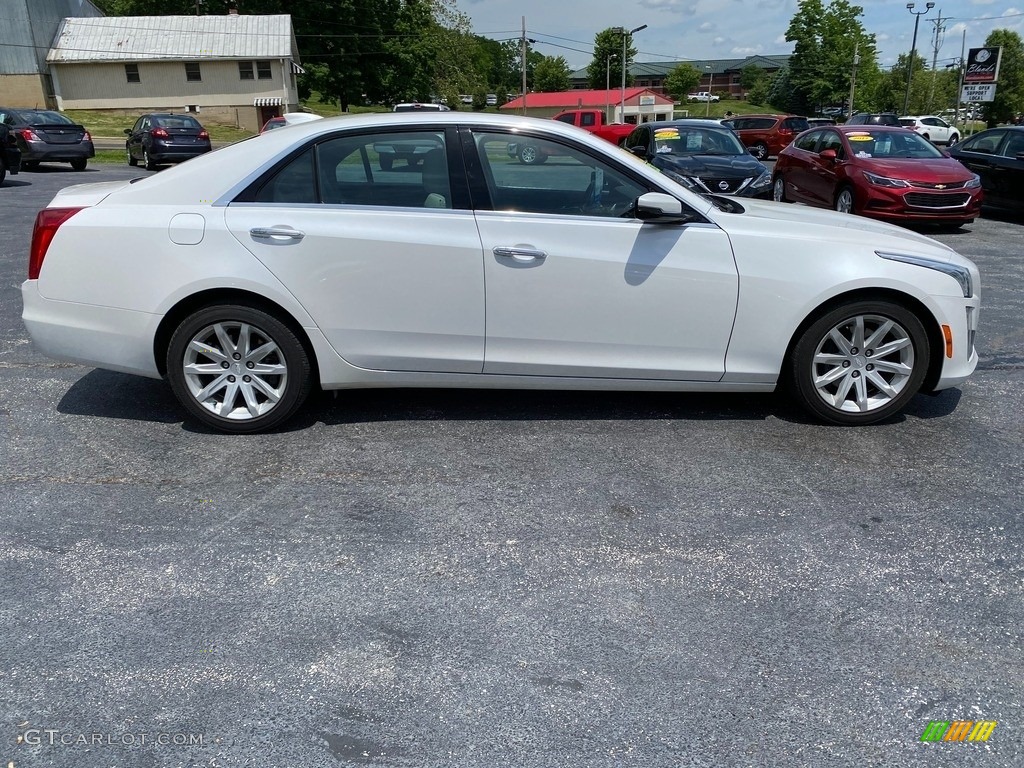 Crystal White Tricoat 2016 Cadillac CTS 2.0T AWD Sedan Exterior Photo #138260601