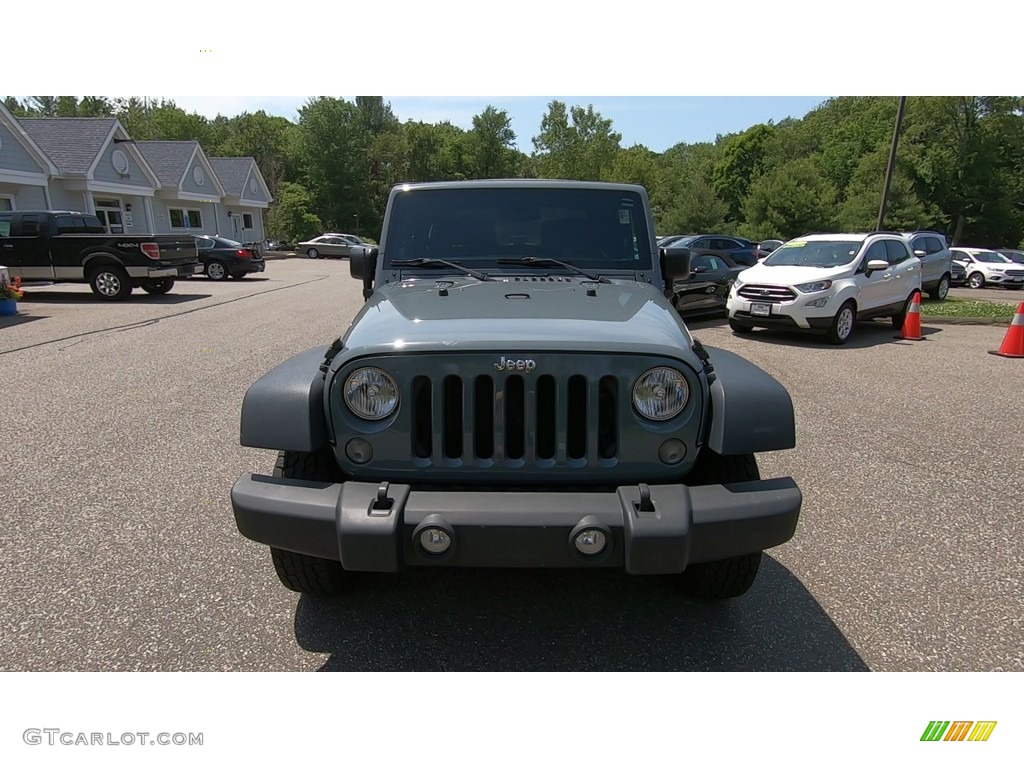 2015 Wrangler Sport 4x4 - Anvil / Black photo #2