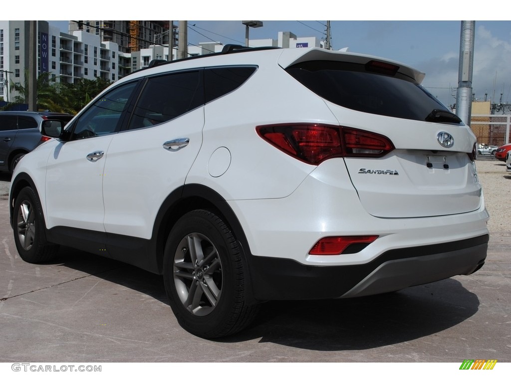 2018 Santa Fe Sport  - Pearl White / Gray photo #7