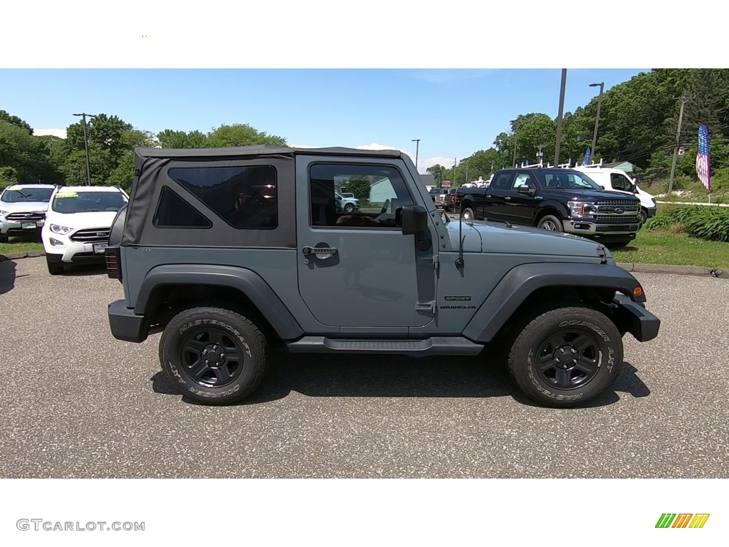 2015 Wrangler Sport 4x4 - Anvil / Black photo #8