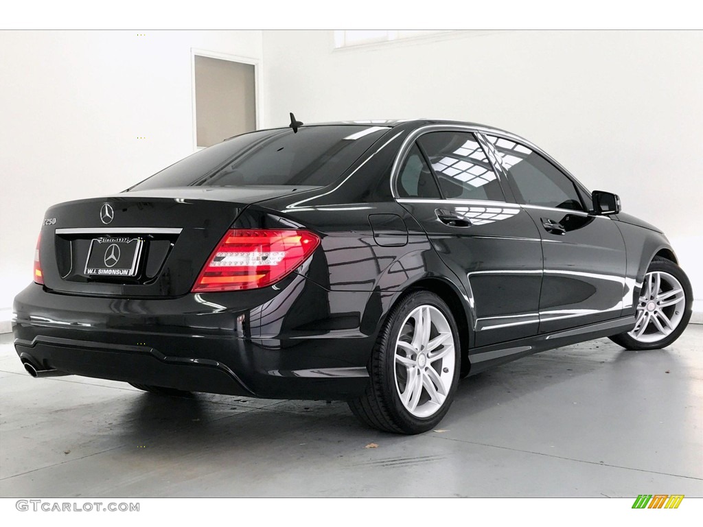 Black 2014 Mercedes-Benz C 250 Sport Exterior Photo #138262354