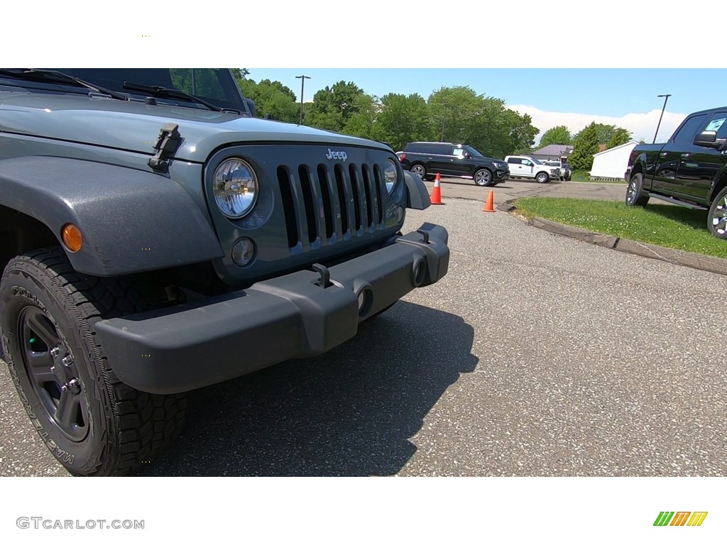 2015 Wrangler Sport 4x4 - Anvil / Black photo #23