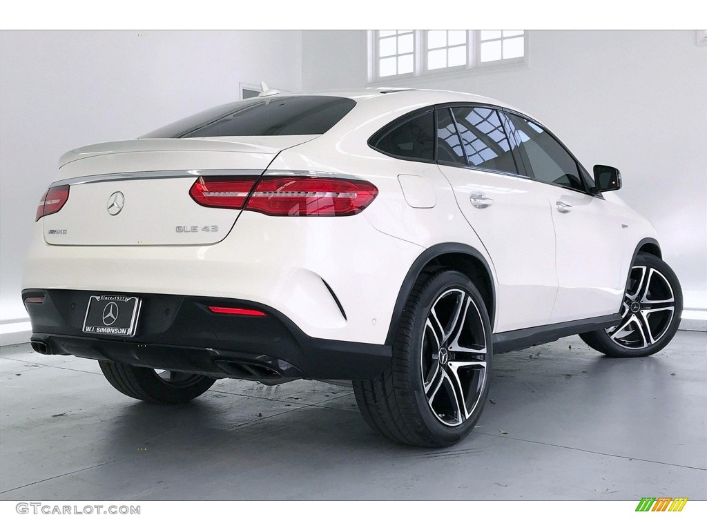 2018 GLE 43 AMG 4Matic Coupe - designo Diamond White Metallic / designo Porcelain/Black photo #16