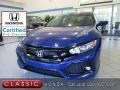Aegean Blue Metallic 2018 Honda Civic Si Sedan