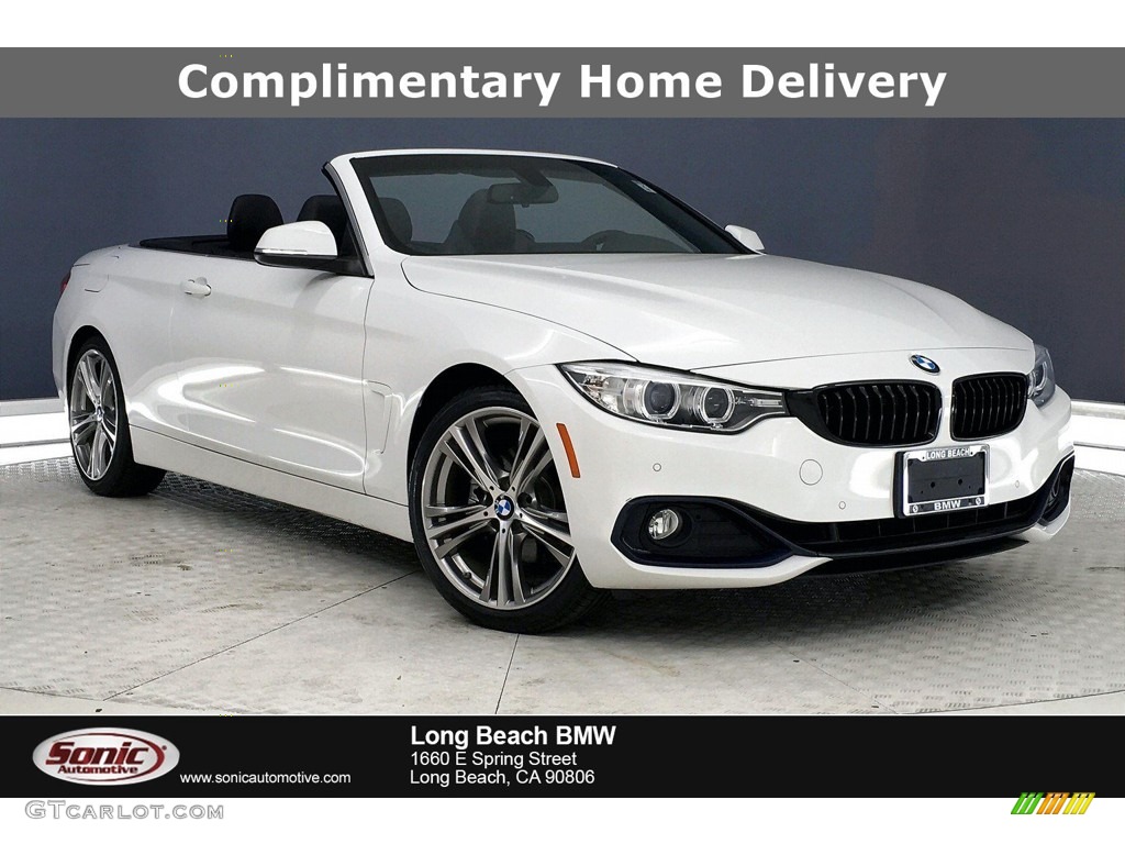 2017 4 Series 430i Convertible - Alpine White / Black photo #1