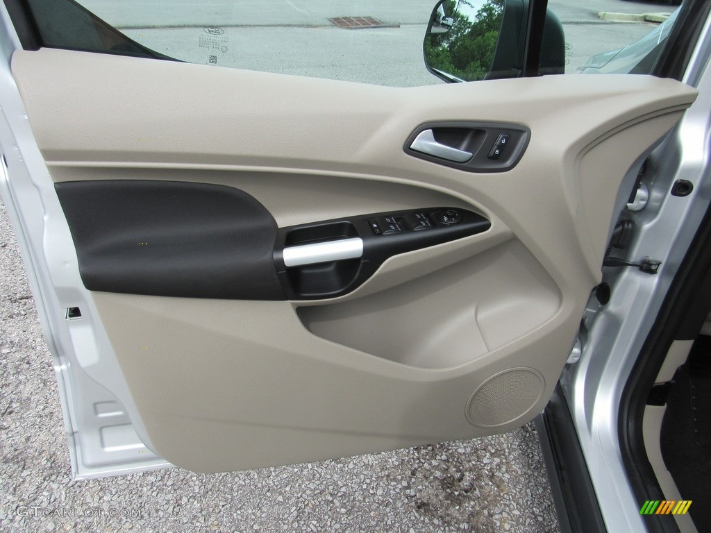 2017 Ford Transit Connect XLT Van Medium Stone Door Panel Photo #138264656