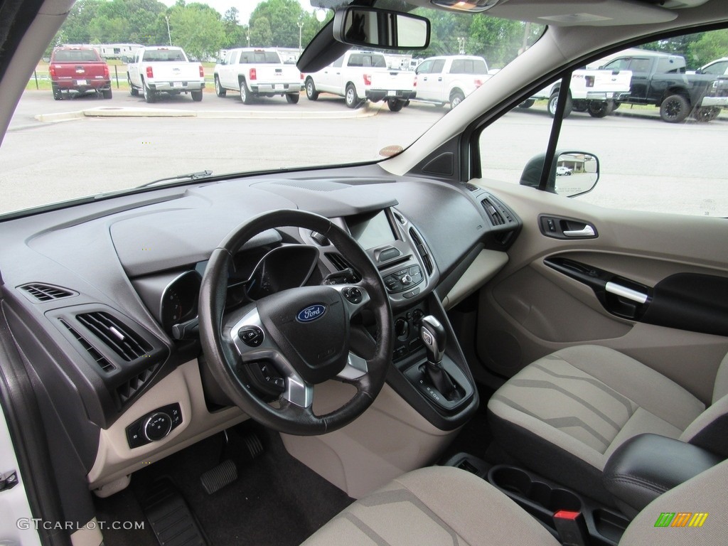 Medium Stone Interior 2017 Ford Transit Connect XLT Van Photo #138264704
