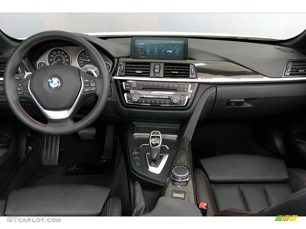 Black Interior 2017 BMW 4 Series 430i Convertible Photo #138264914