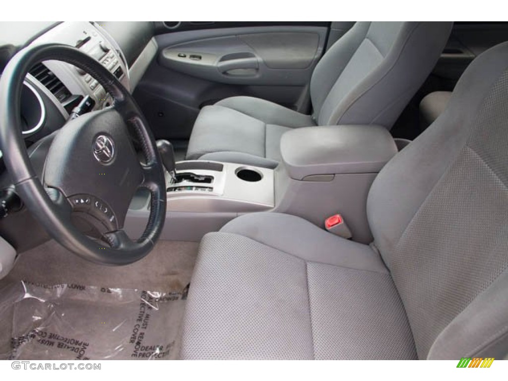 2008 Tacoma V6 PreRunner TRD Sport Double Cab - Black Sand Pearl / Graphite Gray photo #3