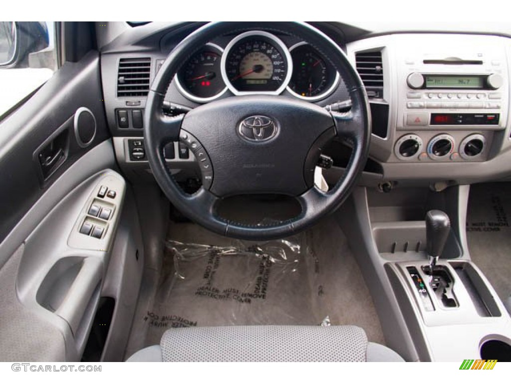 2008 Tacoma V6 PreRunner TRD Sport Double Cab - Black Sand Pearl / Graphite Gray photo #5