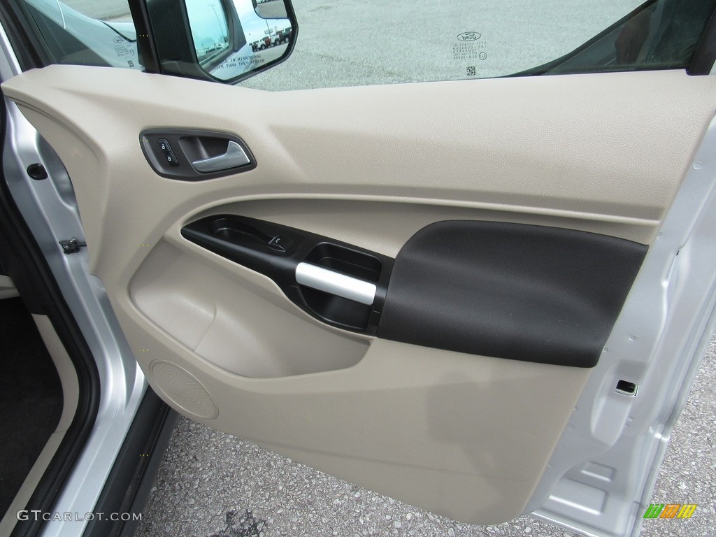 2017 Ford Transit Connect XLT Van Medium Stone Door Panel Photo #138264992