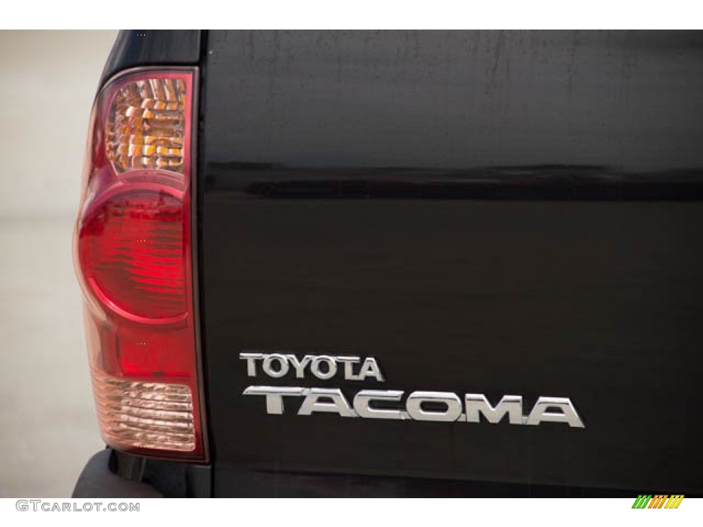 2008 Tacoma V6 PreRunner TRD Sport Double Cab - Black Sand Pearl / Graphite Gray photo #11