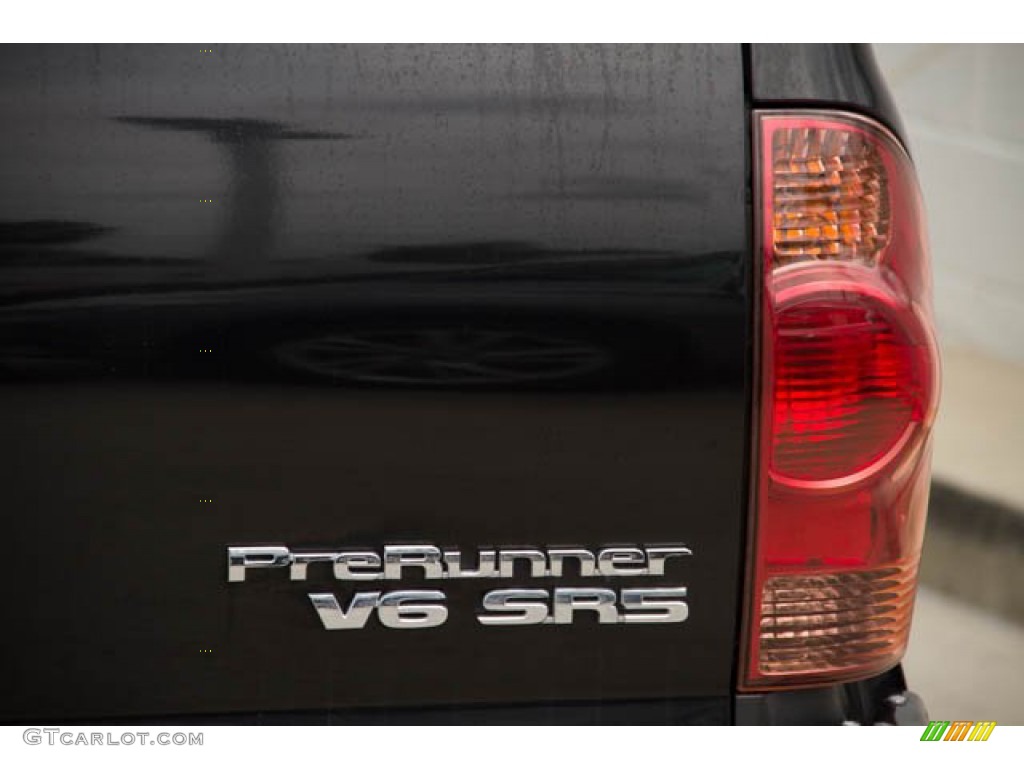 2008 Tacoma V6 PreRunner TRD Sport Double Cab - Black Sand Pearl / Graphite Gray photo #12