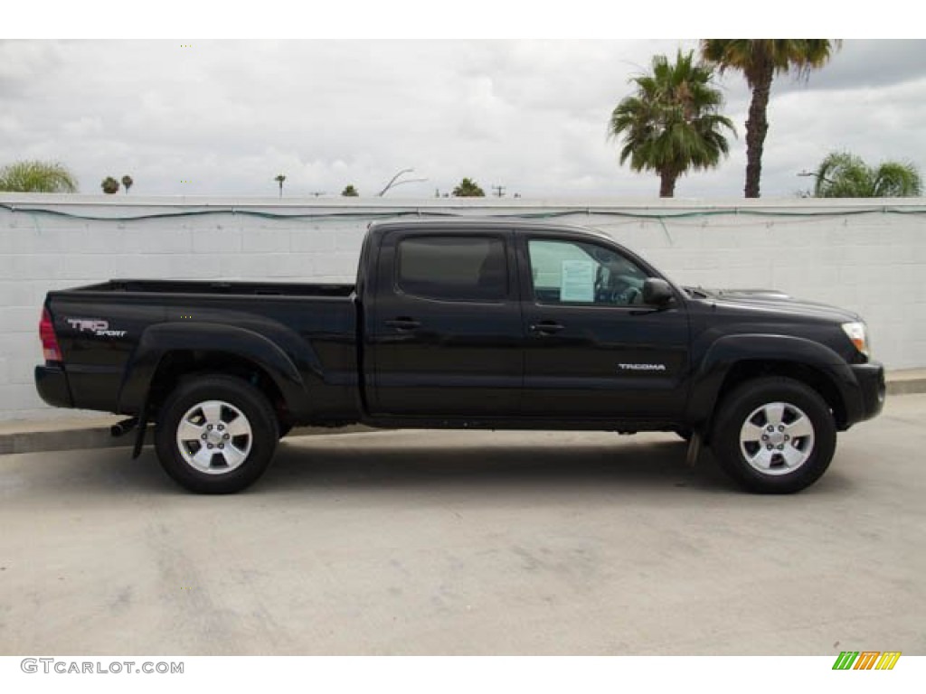 2008 Tacoma V6 PreRunner TRD Sport Double Cab - Black Sand Pearl / Graphite Gray photo #14