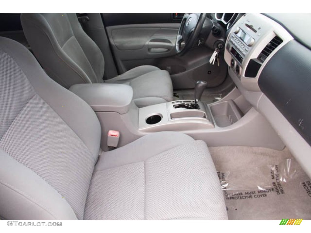 2008 Tacoma V6 PreRunner TRD Sport Double Cab - Black Sand Pearl / Graphite Gray photo #20