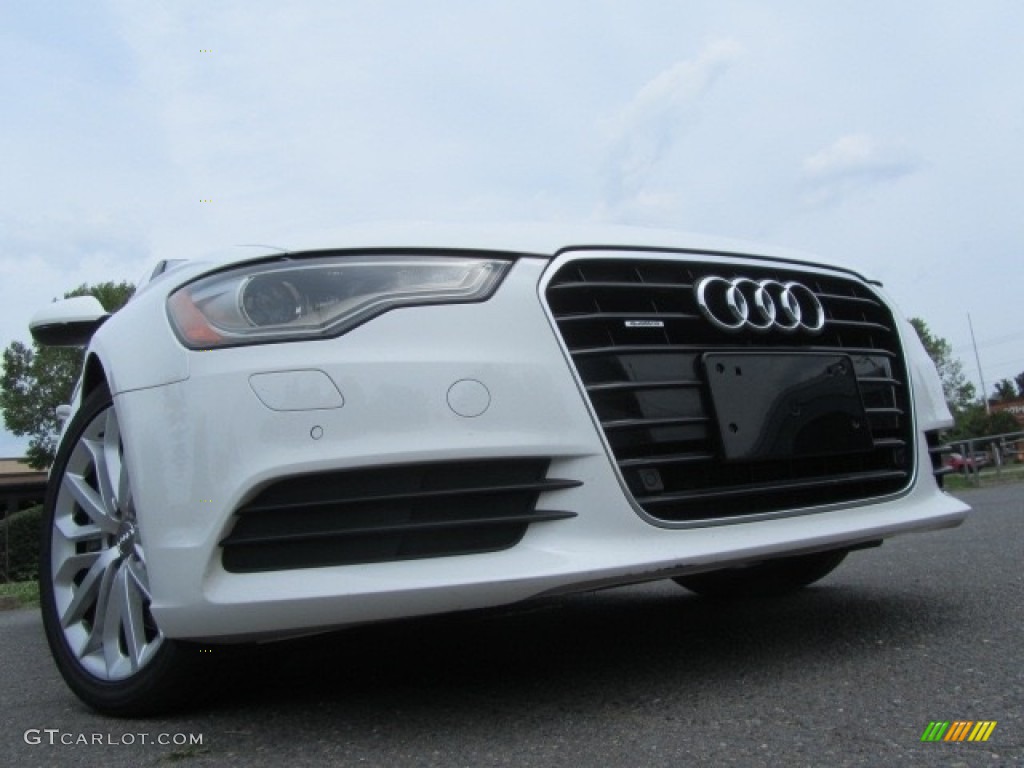 2012 A6 3.0T quattro Sedan - Ibis White / Black photo #2