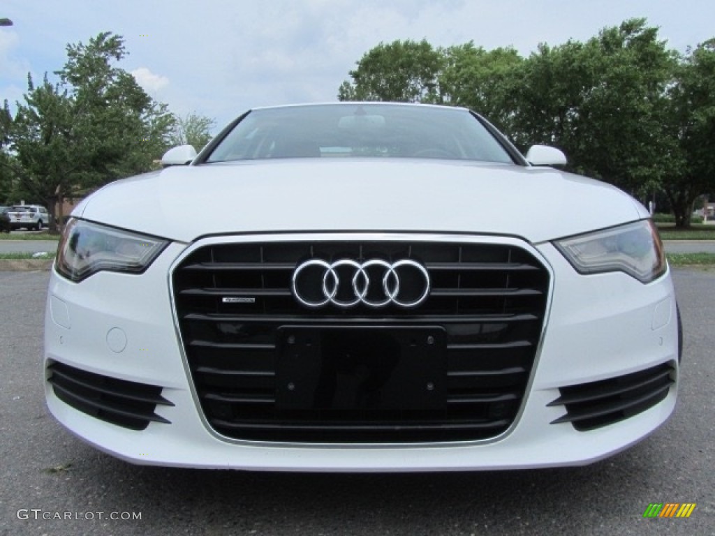 2012 A6 3.0T quattro Sedan - Ibis White / Black photo #4