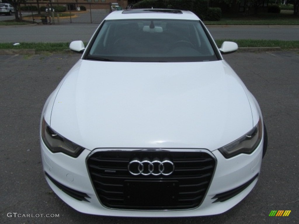 2012 A6 3.0T quattro Sedan - Ibis White / Black photo #5