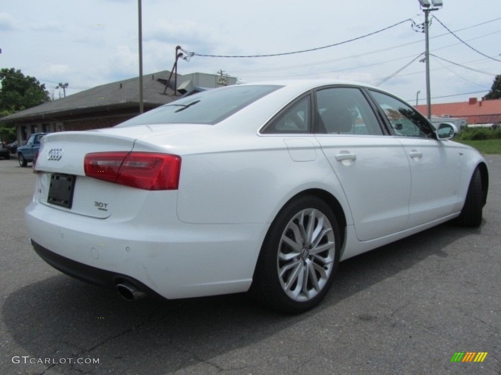 2012 A6 3.0T quattro Sedan - Ibis White / Black photo #10