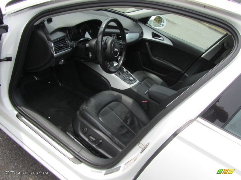 2012 A6 3.0T quattro Sedan - Ibis White / Black photo #17