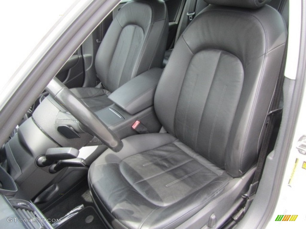 2012 A6 3.0T quattro Sedan - Ibis White / Black photo #18