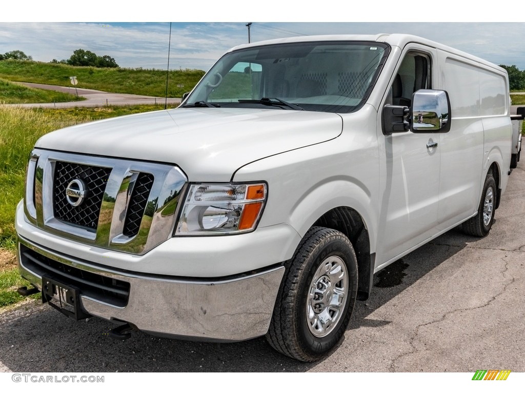 Glacier White 2016 Nissan NV 2500 HD SV Cargo Exterior Photo #138266003