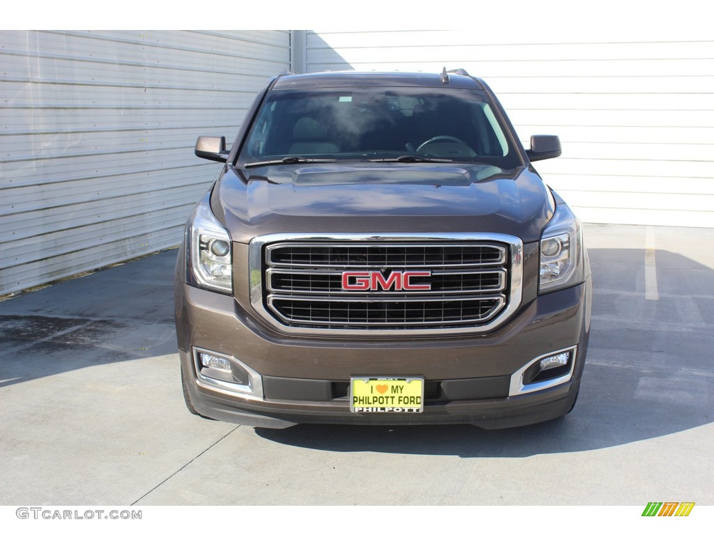 2019 Yukon SLT - Smokey Quartz Metallic / Jet Black photo #3