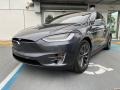 Midnight Silver Metallic 2018 Tesla Model X 100D Exterior