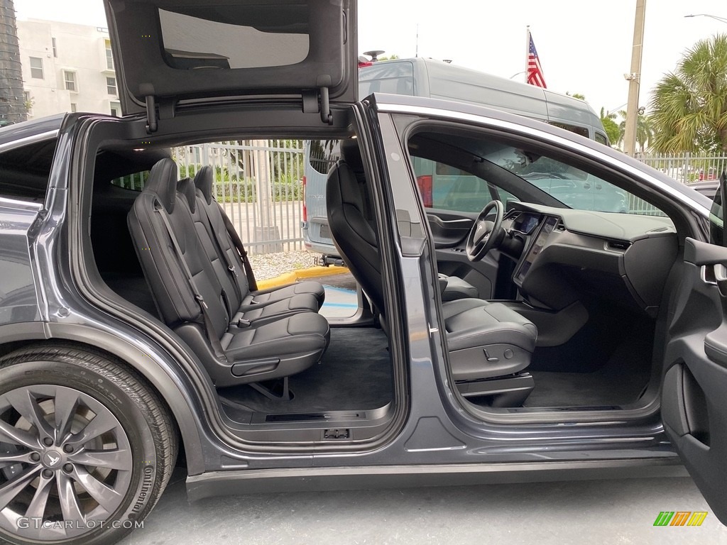 Black Interior 2018 Tesla Model X 100D Photo #138268058