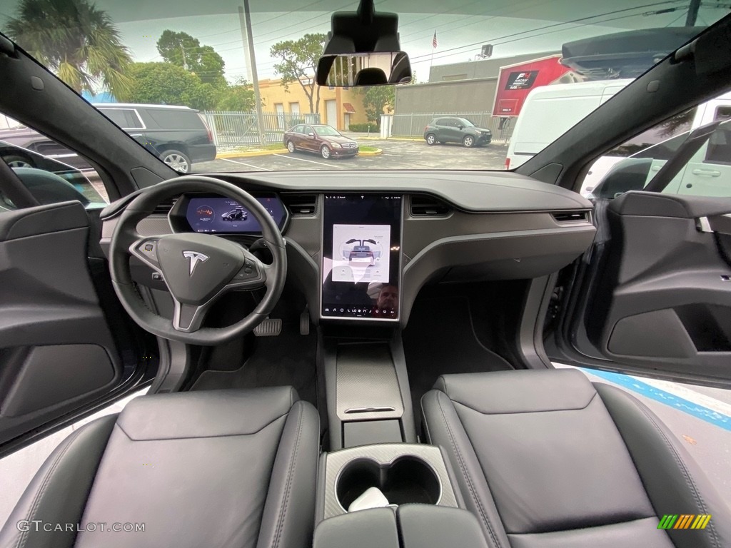 2018 Tesla Model X 100D Black Dashboard Photo #138268124
